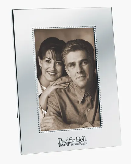Thetis 4" x 6" Photo Frame, Shiny Nickel Plated — view 3