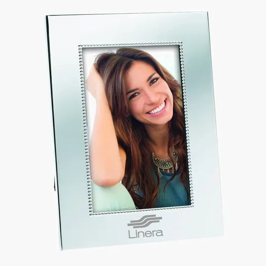 Thetis 4" x 6" Photo Frame, Shiny Nickel Plated — view 5