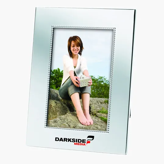 Thetis 4" x 6" Photo Frame, Shiny Nickel Plated — view 6