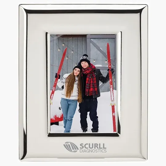 Heureu 4" x 6" Chrome Photo Frame — view 3
