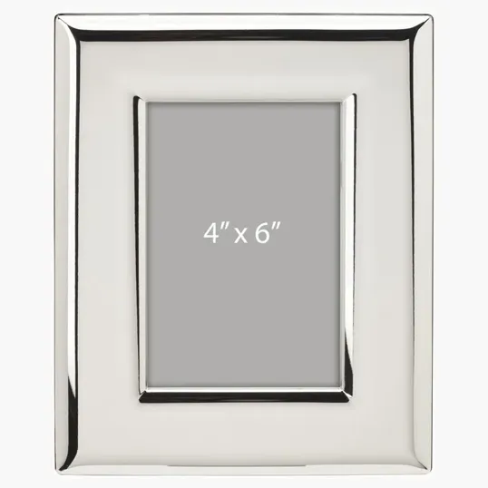 Heureu 4" x 6" Chrome Photo Frame — view 4