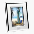 Heureu 4" x 6" Chrome Photo Frame