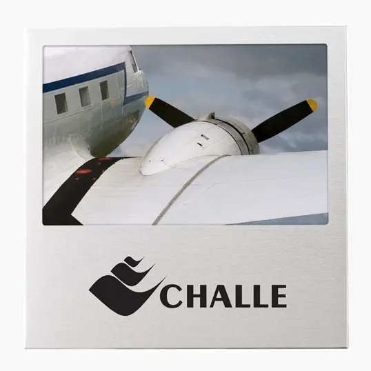 Orso Brushed Aluminum 6" x 4" Photo Frame — view 2