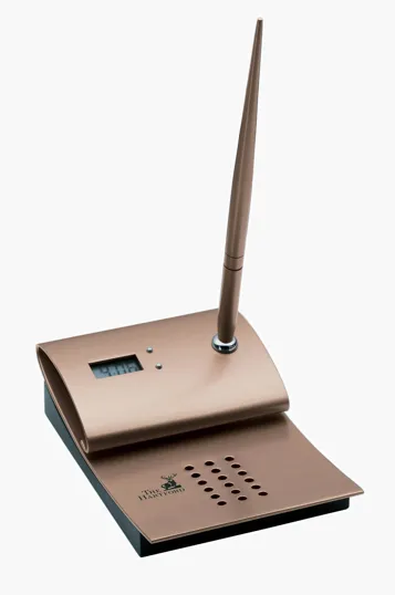 Magnifique Series Digital Clock and Pen Stand — view 2
