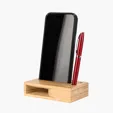 Allegra Bamboo Phone Stand & Amplifier — view 5