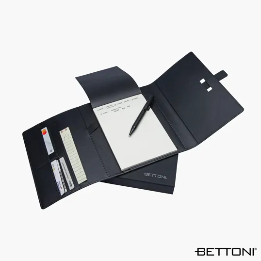 Bettoni® Sorrento Journal & Pen Giftset with Leatherette Cover — view 5