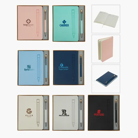 Sovrano Manhattan II Gift Set with Magnetic Journal & Recycled Pen