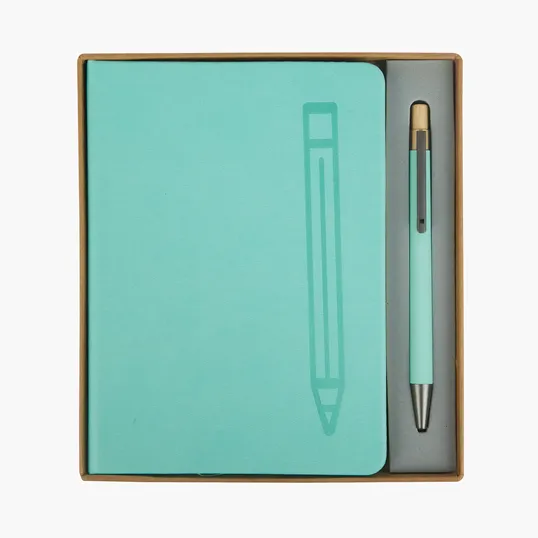 Sovrano Manhattan II Gift Set with Magnetic Journal & Recycled Pen — view 3