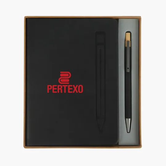 Sovrano Manhattan II Gift Set with Magnetic Journal & Recycled Pen — view 8