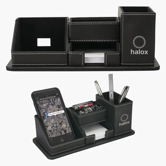 Oxford Desk Organizer with Phone Holder