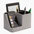 Brigham Desk Organizer with Pen Cup and Phone Stand — view 4