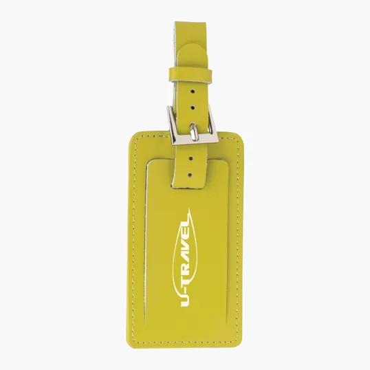 Fragolino Leather Luggage Spotter Tag — view 6