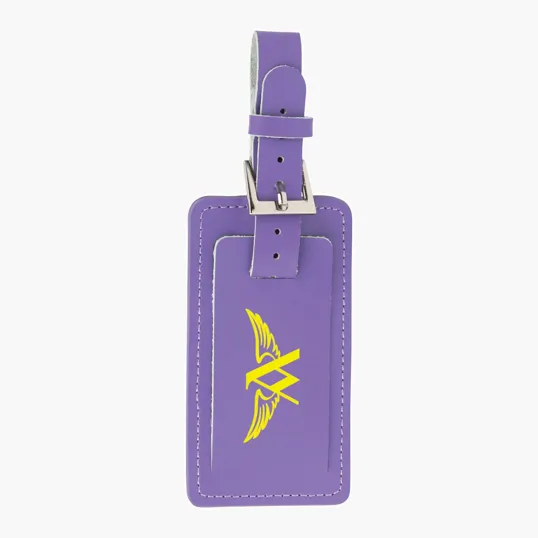 Fragolino Leather Luggage Spotter Tag — view 16