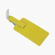 Fragolino Leather Luggage Spotter Tag — view 10