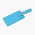 Fragolino Leather Luggage Spotter Tag — view 14