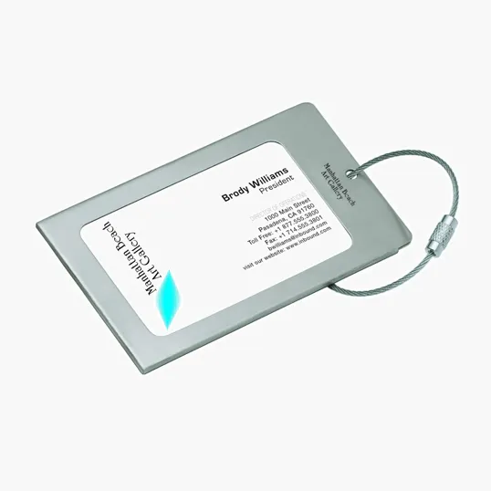 Navigor Series Steel Luggage Tag — view 7