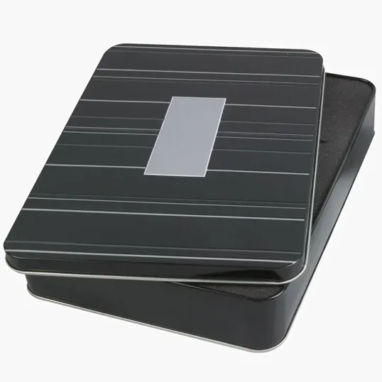 Large Aluminum Gift Tin, 10" x 7" x 1.5" — view 2
