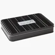 Large Aluminum Gift Tin, 10" x 7" x 1.5"