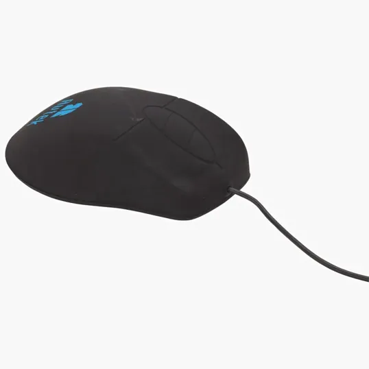 Seal Shield™ Antimicrobial-Washable Mouse, Black