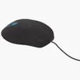 Seal Shield™ Antimicrobial-Washable Mouse, Black