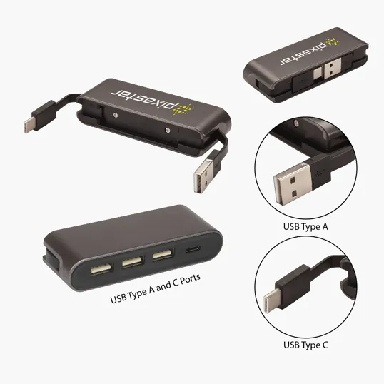 Rondo Type-C USB Hub, 4-Port