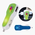 Solas Twin Port USB Car Charger with LED Logo Panel — view 2