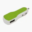 Solas Twin Port USB Car Charger with LED Logo Panel — view 4