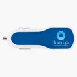 Solas Twin Port USB Car Charger with LED Logo Panel — view 5