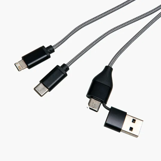 Maxx Charging Cable Set, 4-in-1 with Carabiner Clip — view 5