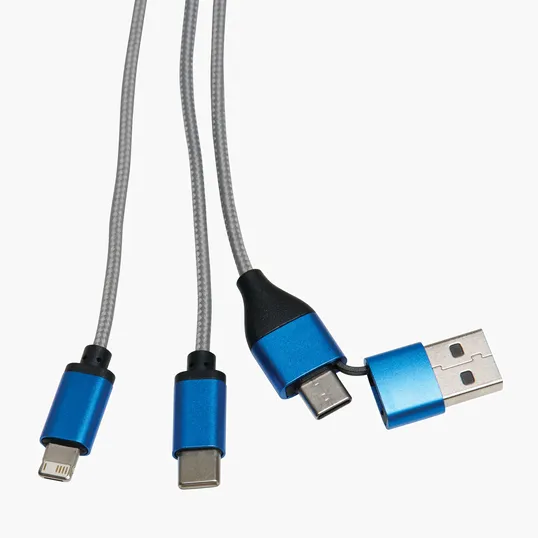 Maxx Charging Cable Set, 4-in-1 with Carabiner Clip — view 8