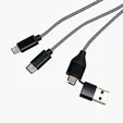 Maxx Charging Cable Set, 4-in-1 with Carabiner Clip — view 5