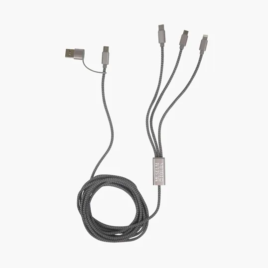 Virgo 9' RPET 5-in-1 Charging Cable — view 2