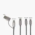 Virgo 9' RPET 5-in-1 Charging Cable — view 3