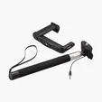 Click Selfie Stick with Stainless Steel Telescoping Handle