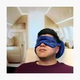 Journey Neck Pillow With Built-In Sleep Mask — view 12