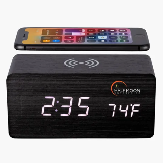 Opus Wireless Charging Speaker with Clock — view 4