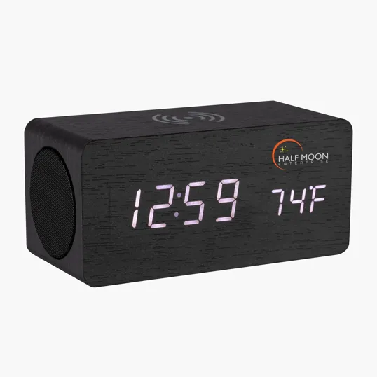 Opus Wireless Charging Speaker with Clock — view 7