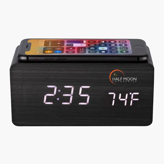 Opus Wireless Charging Speaker with Clock — view 8