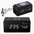 Opus Wireless Charging Speaker with Clock