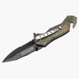 Nutwood Camo Rescue Knife — view 4