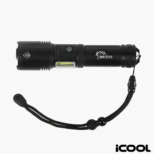 iCOOL Longmont Rechargeable 1000-Lumen Aluminum Tactical Flashlight — view 2