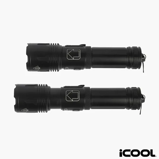 iCOOL Longmont Rechargeable 1000-Lumen Aluminum Tactical Flashlight — view 6