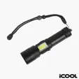 iCOOL Longmont Rechargeable 1000-Lumen Aluminum Tactical Flashlight — view 5