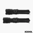 iCOOL Longmont Rechargeable 1000-Lumen Aluminum Tactical Flashlight — view 6