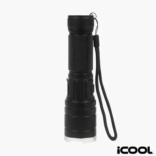 iCOOL Telluride Rechargeable 480-Lumen Aluminum Tactical Flashlight — view 3