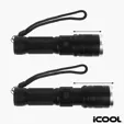 iCOOL Telluride Rechargeable 480-Lumen Aluminum Tactical Flashlight — view 6