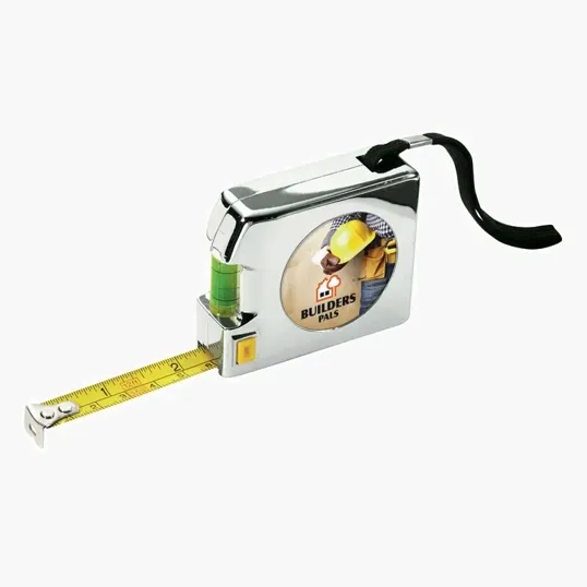 Shorewood 12 ft. Chrome Tape Measure & Level — view 3