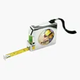 Shorewood 12 ft. Chrome Tape Measure & Level — view 3