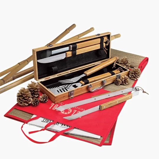 Cleveland 5-Piece Bamboo BBQ Set — view 6