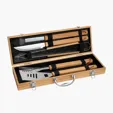 Cleveland 5-Piece Bamboo BBQ Set — view 5